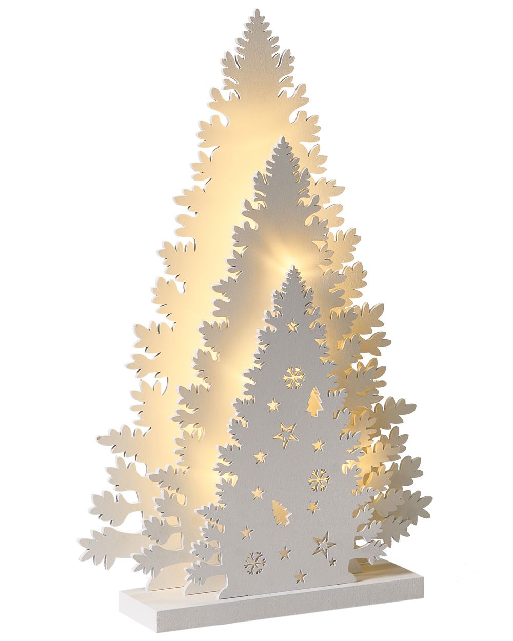 Christmas Decoration LED EMMESAN 33 cm Christmas Tree White