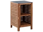 Outdoor-Küchenschrank BRUCOLI Braun Akazienholz_1000958