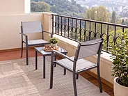 Bistro Set TAVOLETO Metall Grau_1154181