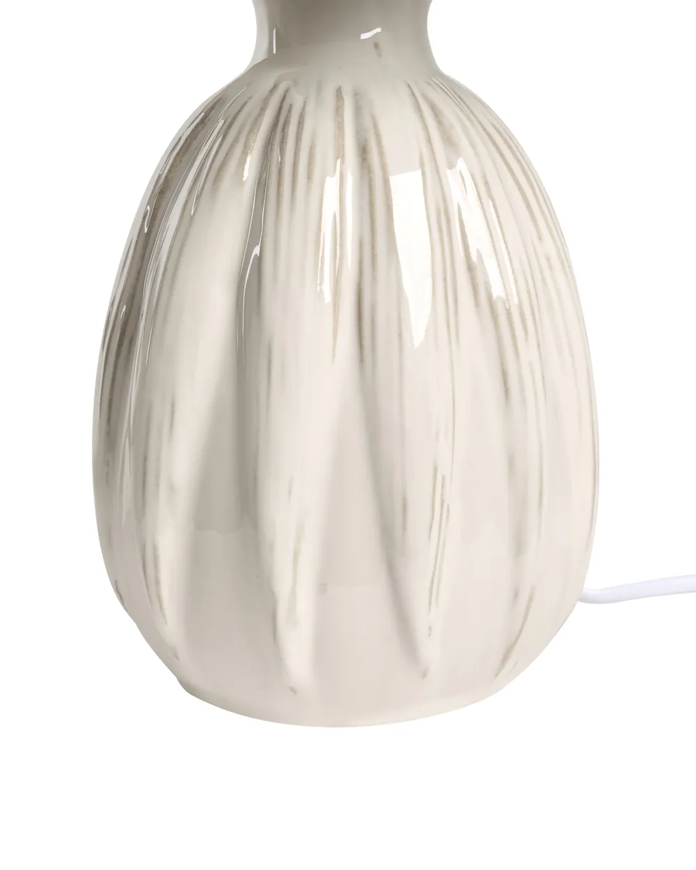 Table Lamp AGUAN Ceramic Light Beige_1032821
