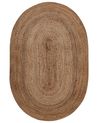 Teppich DEMIRCI Beige 120 x 180 cm Jute