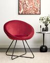 Dining Chair FLOBY II Velvet Red