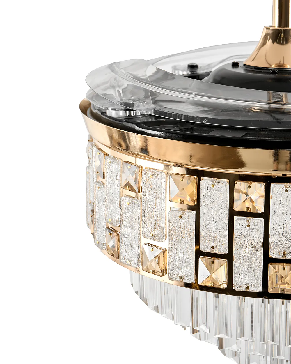 Plafondventilator met verlichting ALAPAHA met afstandsbediening LED Goud_1125773