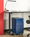 Büroschrank BOLSENA Metall Blau