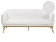 Sofa 3-Sitzer LJUNG Bouclé Weiß_1076623