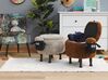 Tierhocker mit Stauraum SHEEP Schaf Stoff Braun