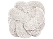 Dekokissen 2er Set MALNI 19 x 19 cm Bouclé Cremeweiß Ohne Muster_854884
