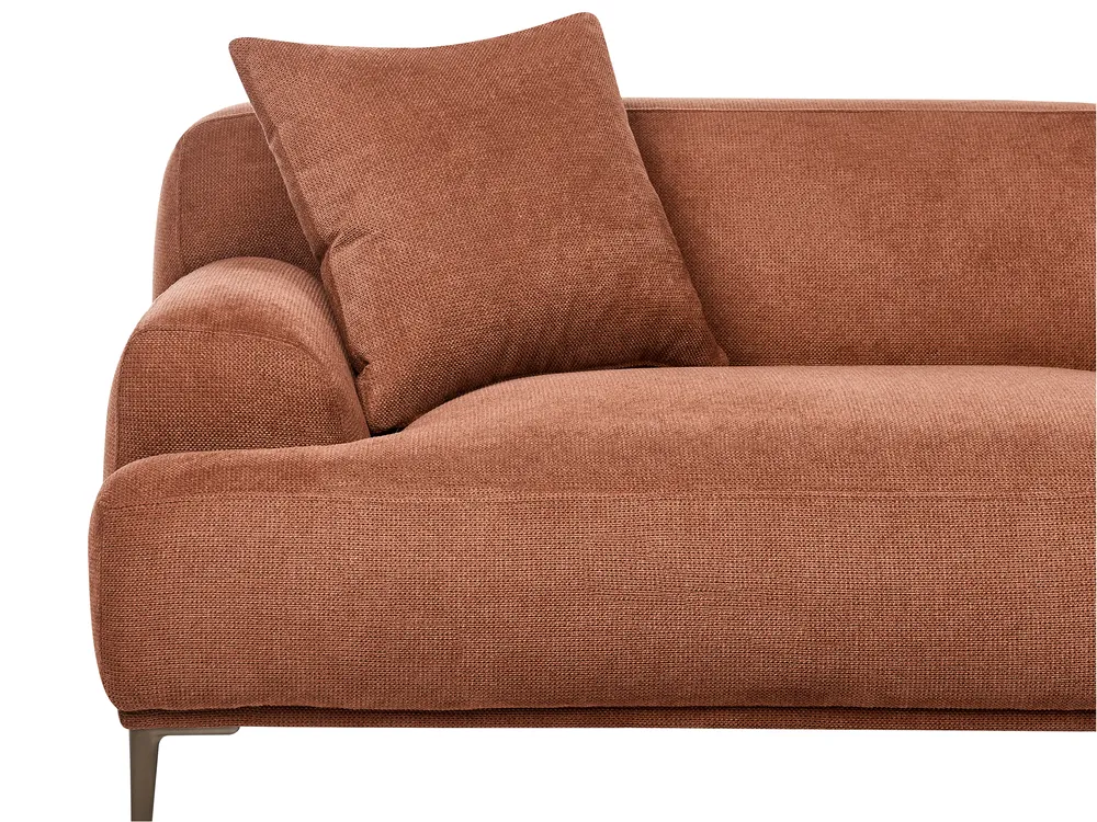 Sofa 3-Sitzer MATILA Stoff Goldbraun_951849