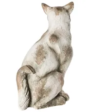 Gartenskulptur OFFIDA Katze Beige_1054761
