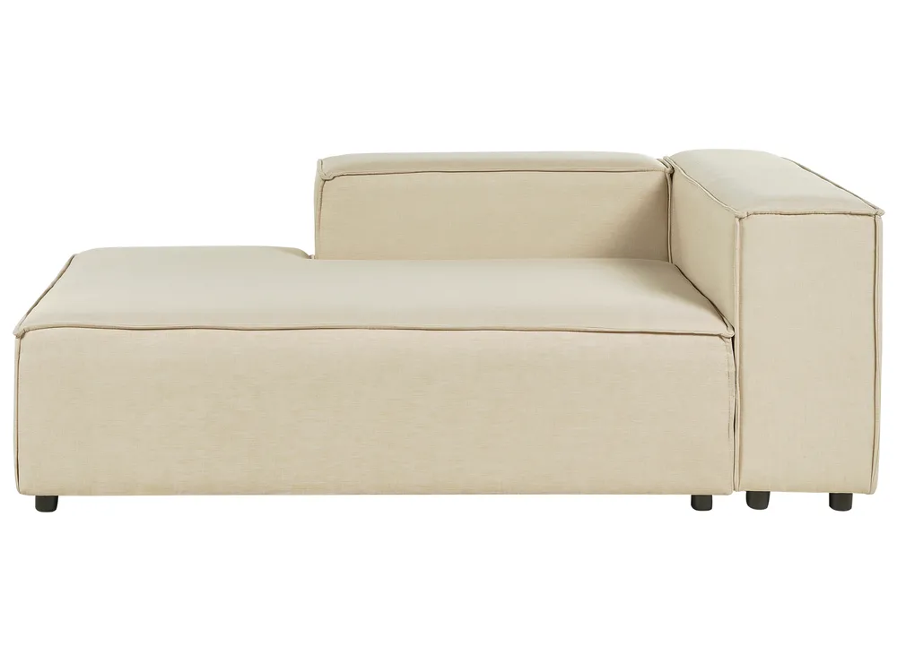 Chaiselongue APRICA Kunstleinen Beige