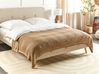 Sprei ILEN Katoen 150 x 200 cm Lichtbruin