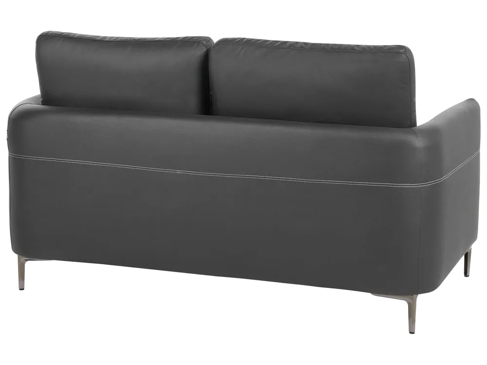 Sofa 2-Sitzer CILENS Stoff Schwarz_1120342