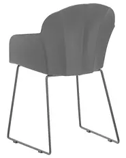 Esszimmerstuhl 2er Set SYLVA Schwarz_783903