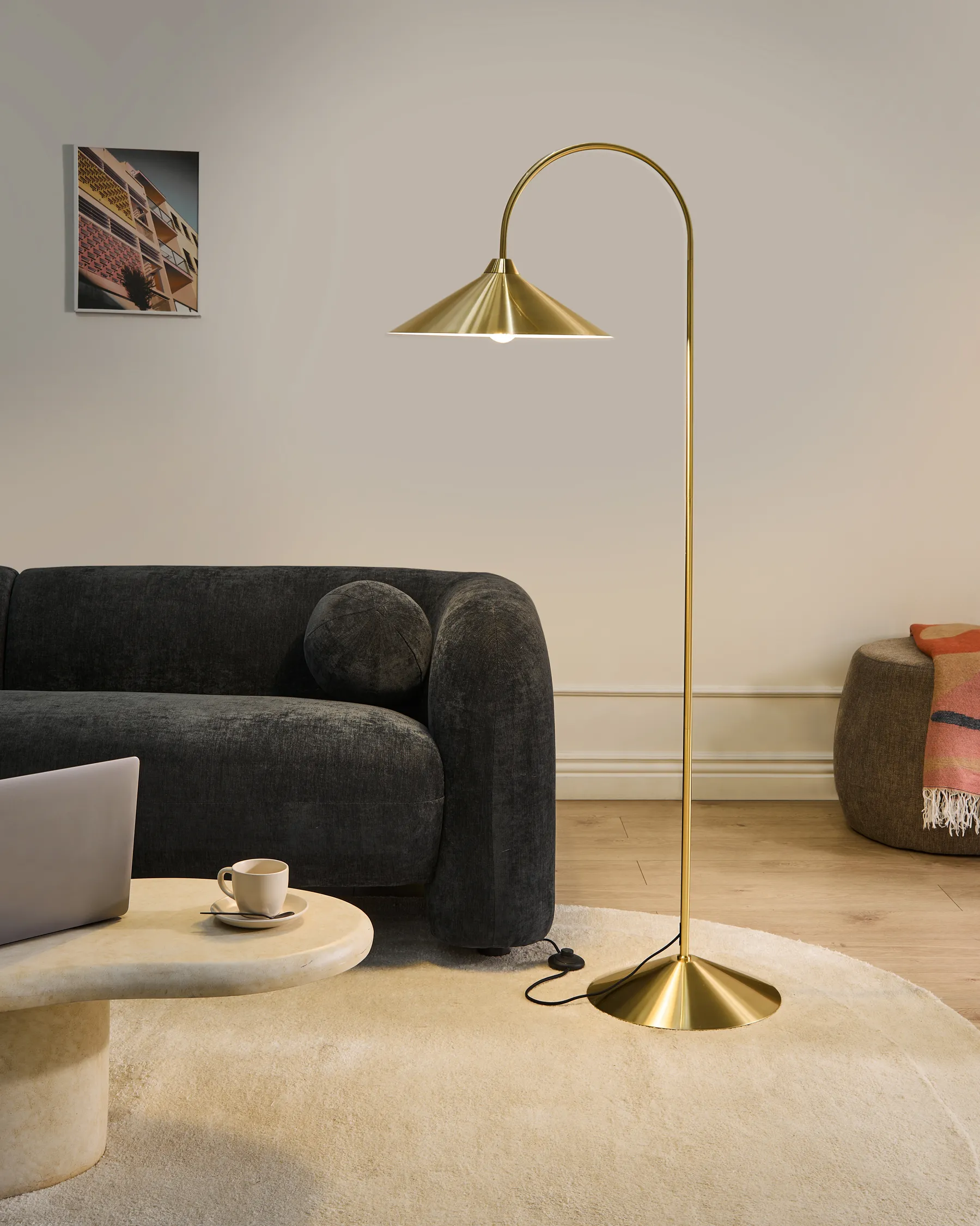 Stehlampe SAVEGRE Metall Gold_1036461