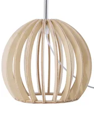 Tischlampe SAMO Braun / Weiß_695012