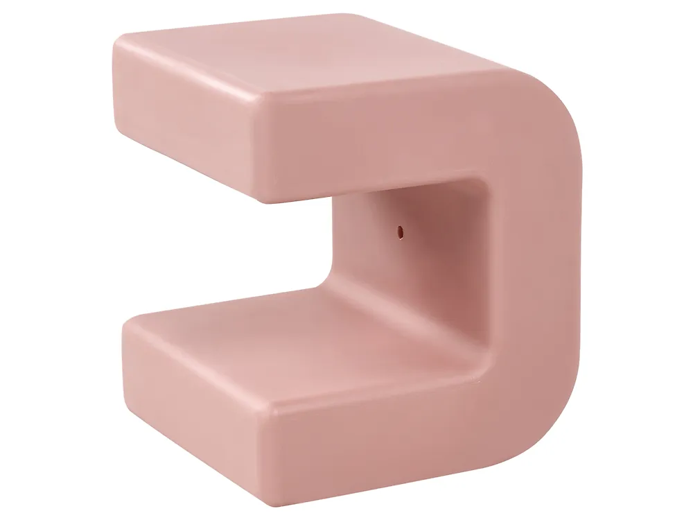 Set of 2 Side Tables MOZIA Pink_1166124