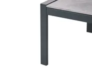 Lounge Set mit Tisch 5-Sitzer SKALA Metall Hellgrau_934660