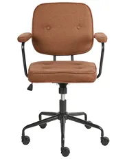Schreibtischstuhl PAWNEE Stoff Goldbraun_1057338