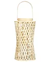 Laterne MACTAN 38 cm Bambus Naturfarben