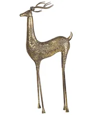 Floor Christmas Decoration PELLO 126 cm Reindeer Gold_787005