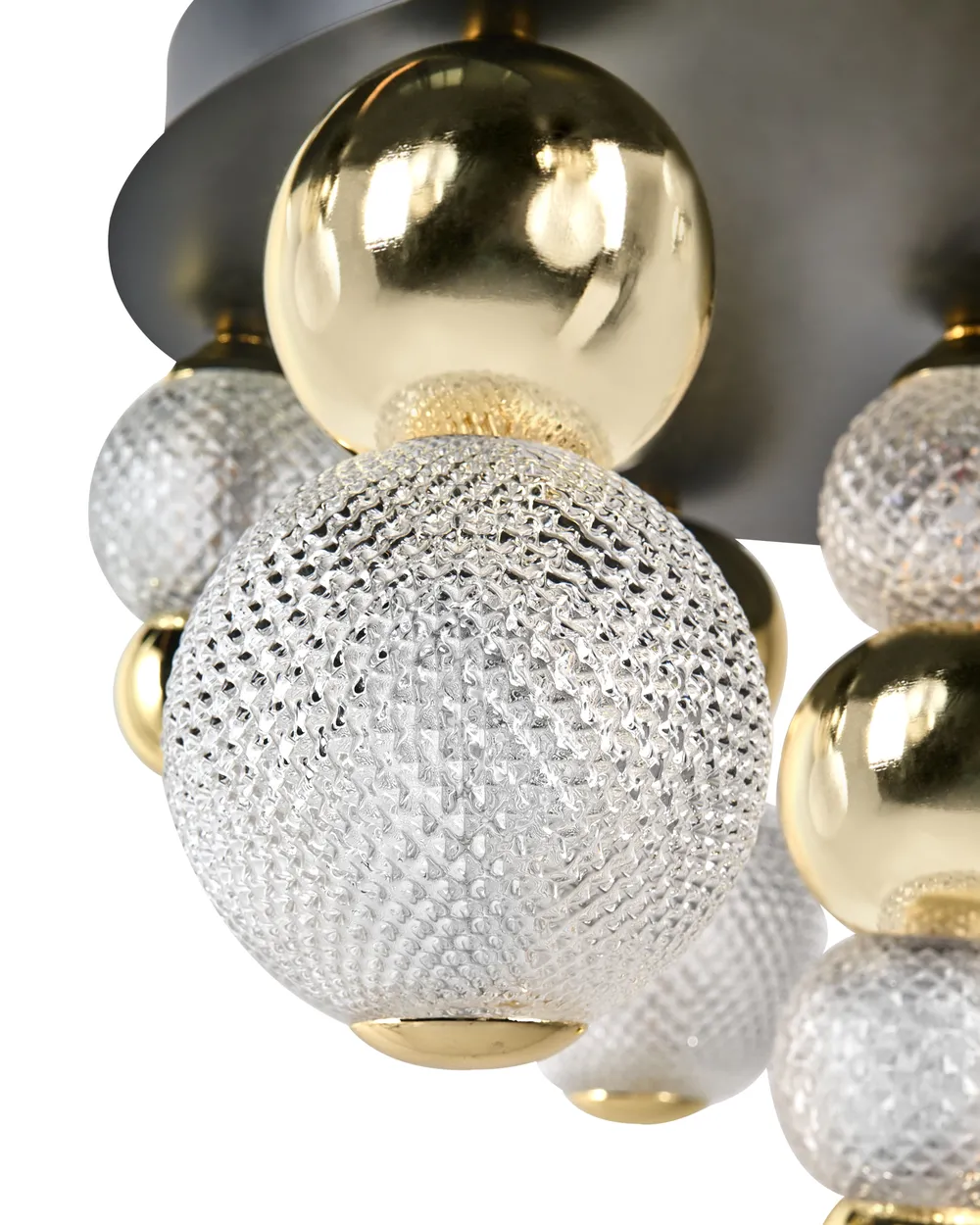 LED Ceiling Lamp SORA Glass Gold_1034044