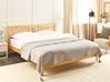 Tagesdecke LINDULA Baumwolle 200 x 220 cm Taupe