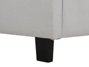 Wasserbett Stoff LA ROCHELLE 180 x 200 cm Hellgrau_844859