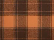 Dekokissen BARJA 40 x 70 cm Orange Kariertes Muster_902673