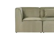 Modul Ecksofa 4-Sitzer LEMVIG Cord Grün rechtsseitig_1053558