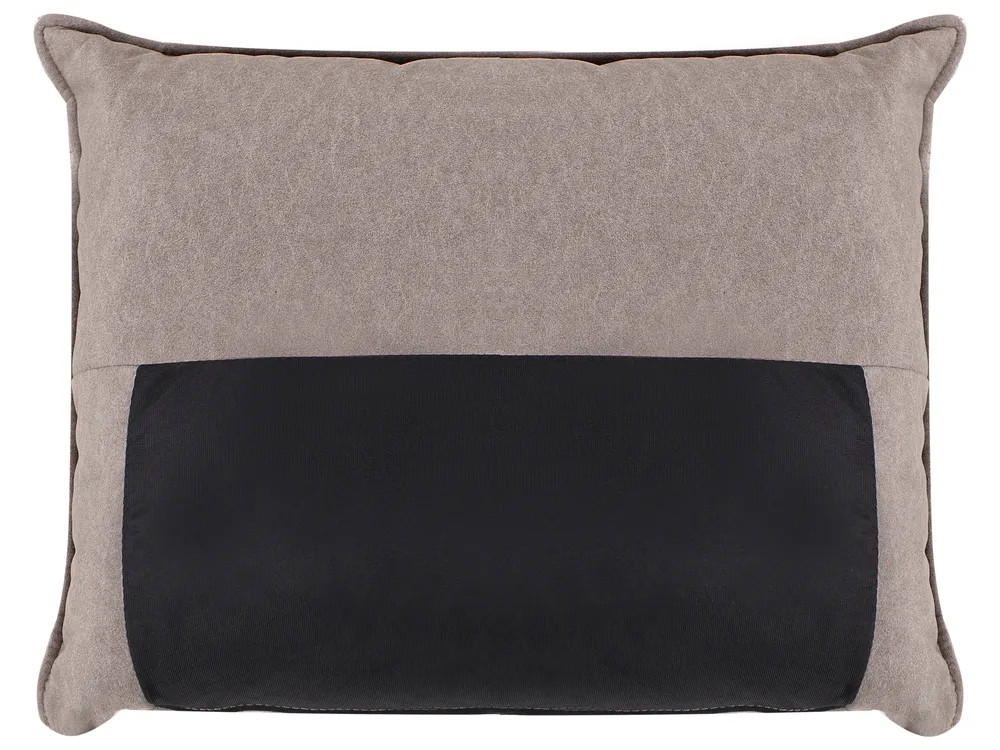Corner Sofa 3 Seater ELVENES Velvet Taupe Right Hand_966920
