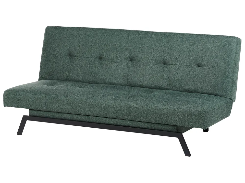 Schlafsofa 3-Sitzer LEEDS Stoff Grün_923317