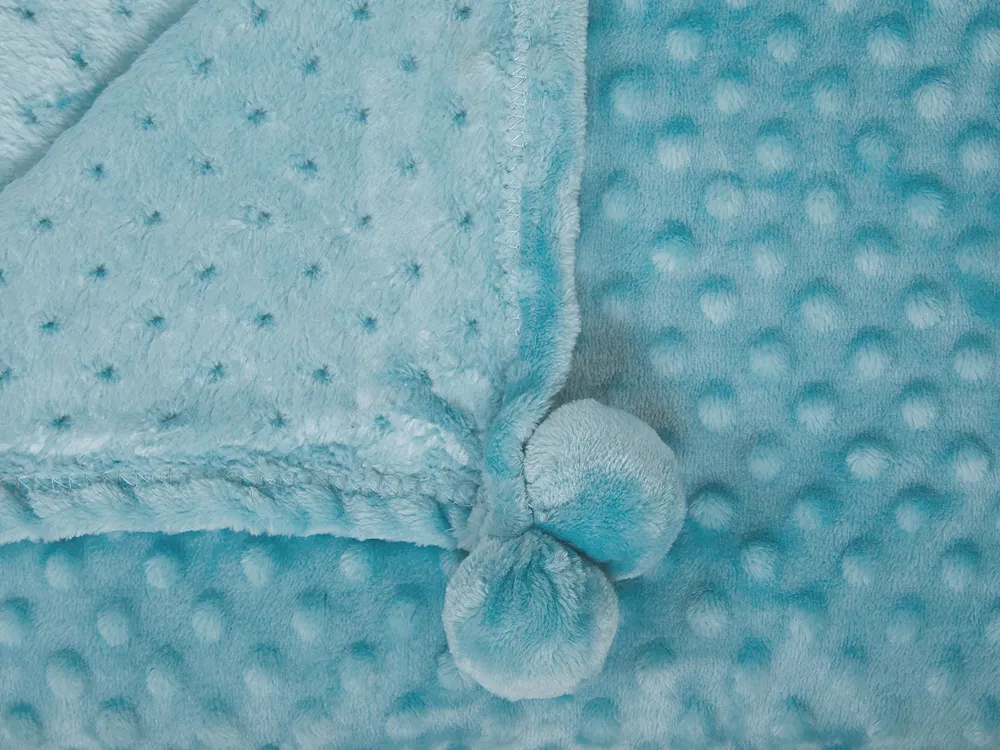 Kuscheldecke SAMUR 150 x 200 cm Hellblau_771173