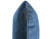 Bank 3-zits LUVOS Fluweel Donkerblauw_970590
