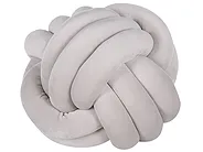 Throw Cushion MALNI 30 x 30 cm Velvet Light Grey Solid_790145