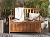 Gartenbank SOVANA 120 cm mit Stauraum Akazienholz Braun