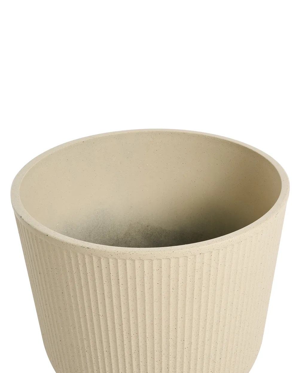 Set mit 2 Blumentöpfen DRABA 44 cm Beige_1095500