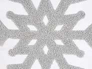 Set of 3 Decorative Cushions NORIN 45 x 45 cm White Christmas Motif_1164590
