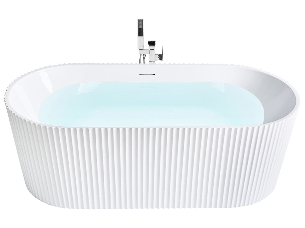 Freistehende Badewanne GOCTA 170 x 80 cm Weiß