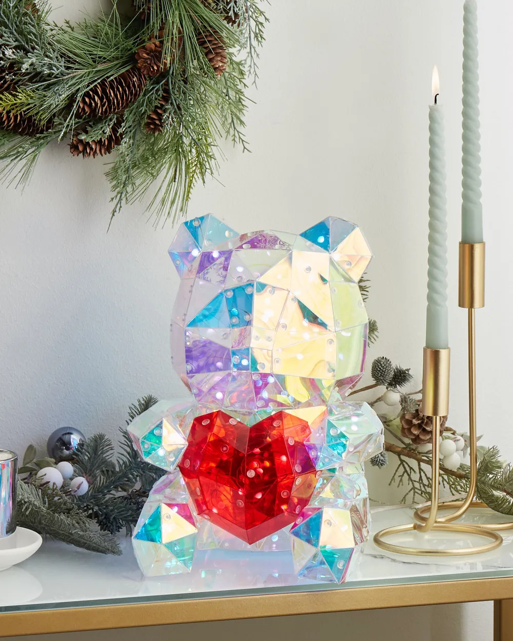LED Dekoration Teddybär RIGEL mit App Bunt_887524
