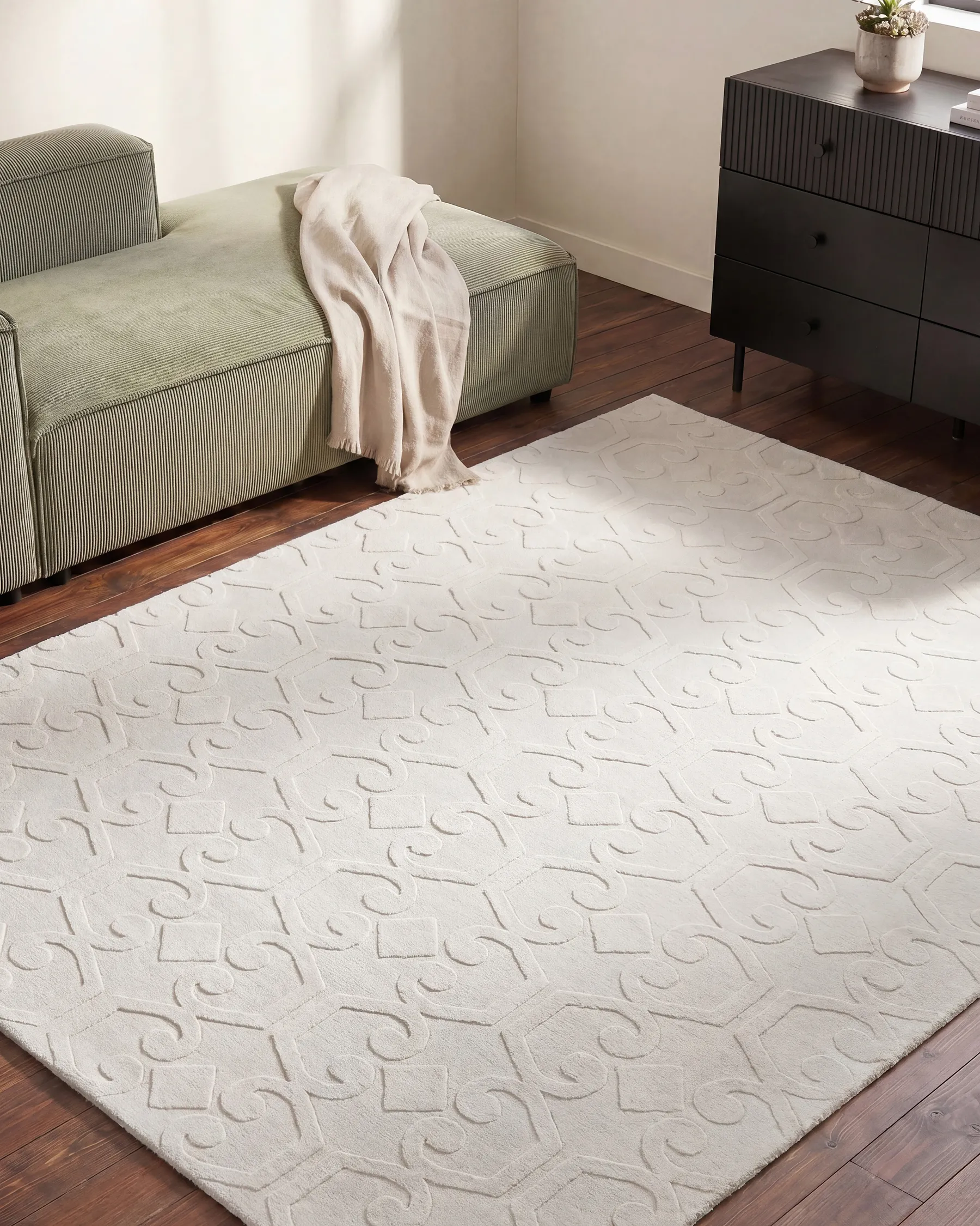 Rug GANNETT Off-White 160 x 230 cm_1084978