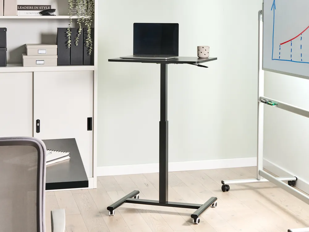 Laptoptisch manuell höhenverstellbar ACADEMIA 65 cm 48 cm Schwarz