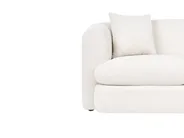 Sofa 2-Sitzer HUSBY Bouclé Cremeweiß_1057442
