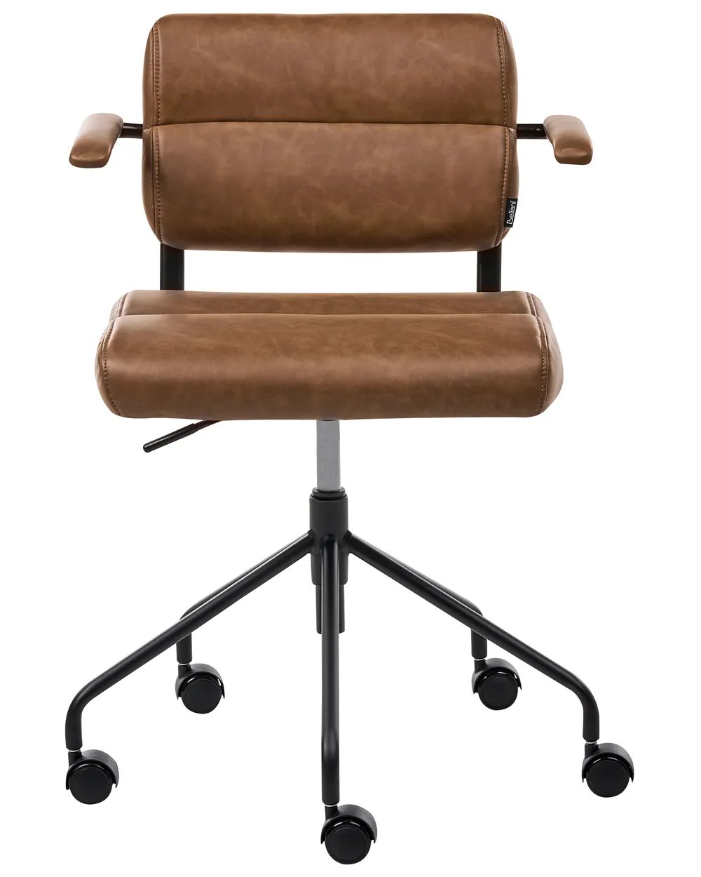 Schreibtischstuhl CANDOR Kunstleder Dunkelbraun_1059313