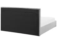 Bett mit Stauraum VION Samtstoff Grau 180 x 200 cm_826765