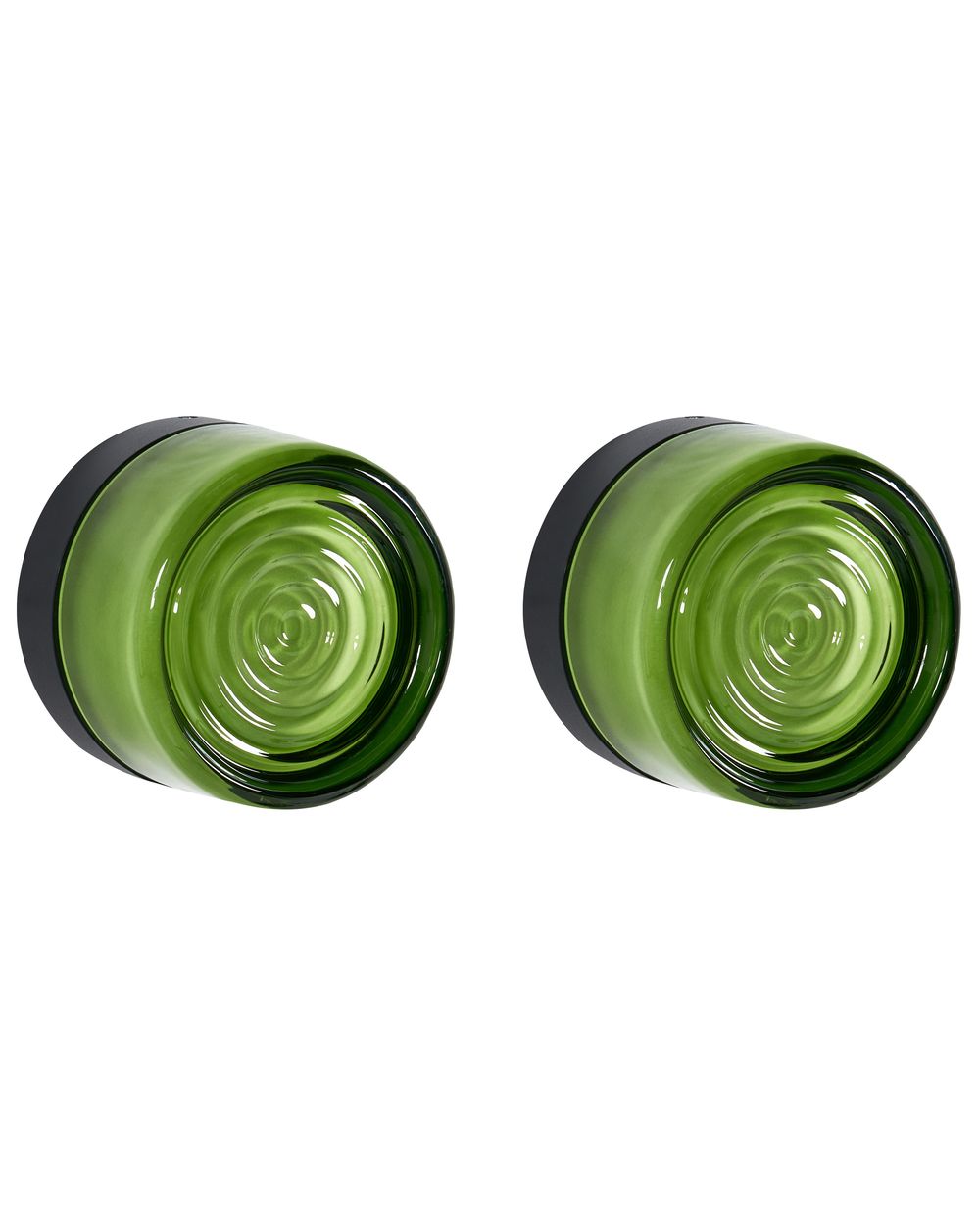 Set of 2 Outdoor Wall Lights VEIGA Green