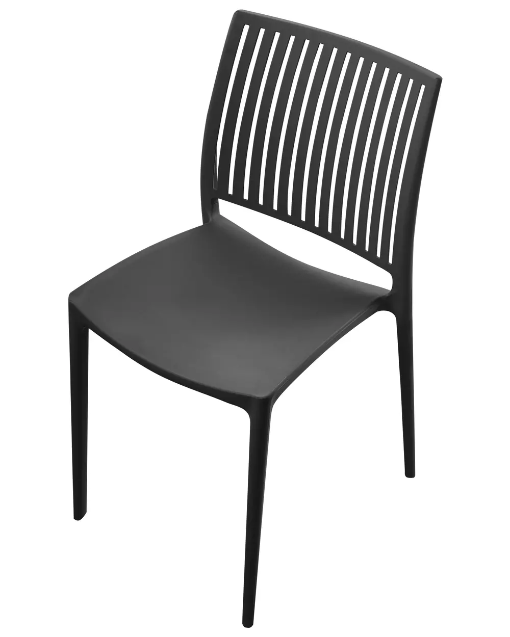 Gartenstuhl 4er Set ILLUMANI Schwarz_1077489