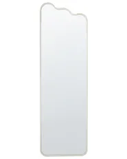 Wandspiegel ABZAC 45 cm 145 cm Metall Cremeweiß_900716