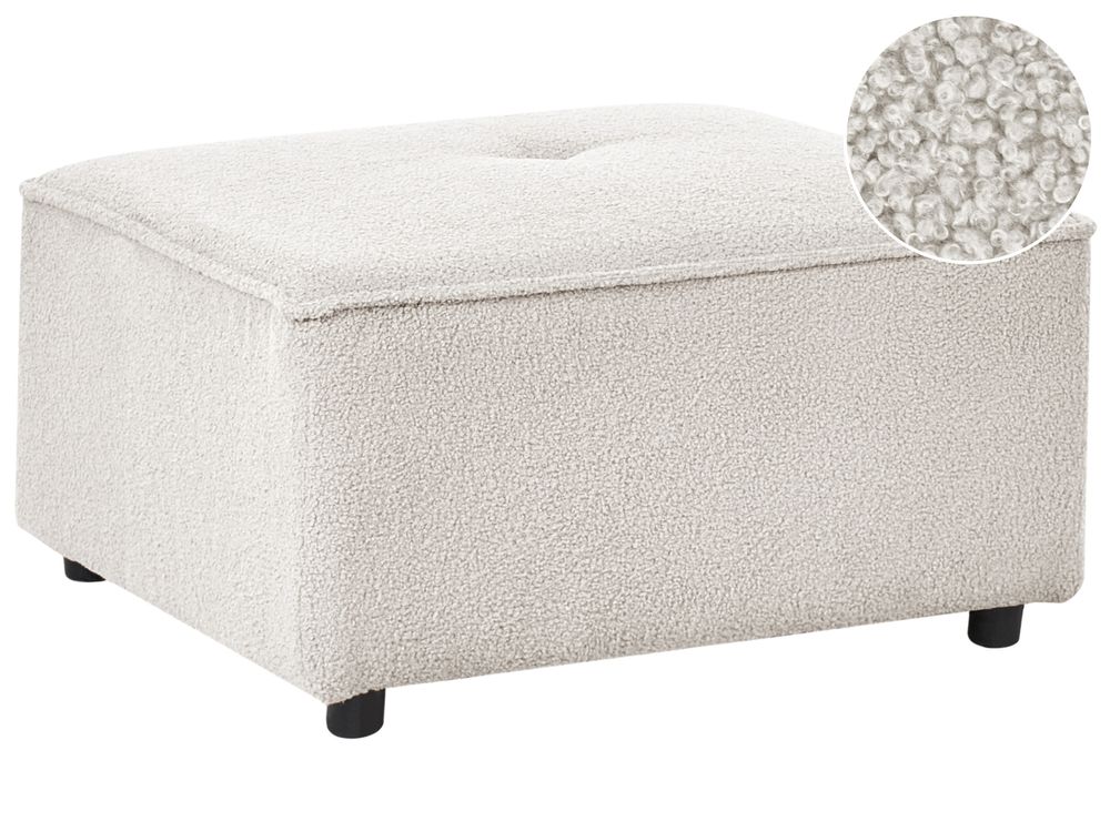 Ottoman AXEBO Boucle Off-White