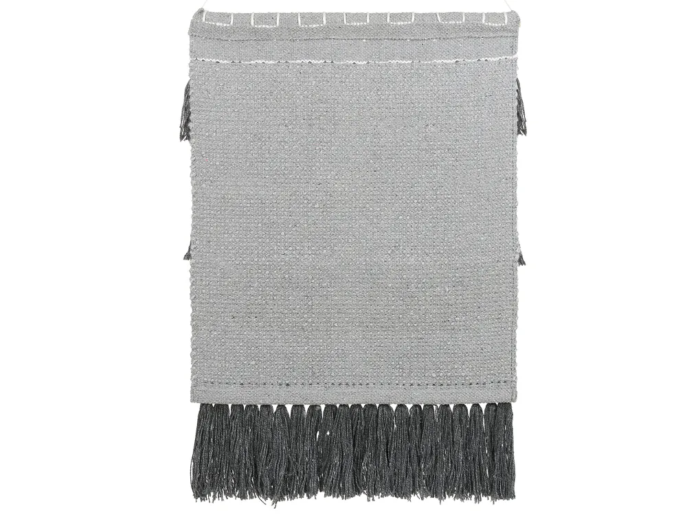 Fabric Wall Hanging JIWA Cotton 106 cm Grey_864011