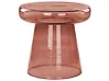 Beistelltisch CALDERA Glas Rot